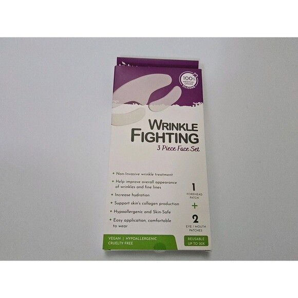 Truly Clear Wrinkle Fighting 3 Piece Face Set Forehead Eye Mouth - Picture 3 of 4